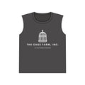 Performance Sleeveless Tee | White Simple Logo