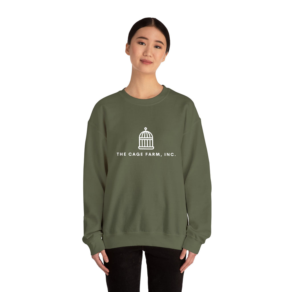 Embroidered Crewneck Sweatshirt | Simple Logo