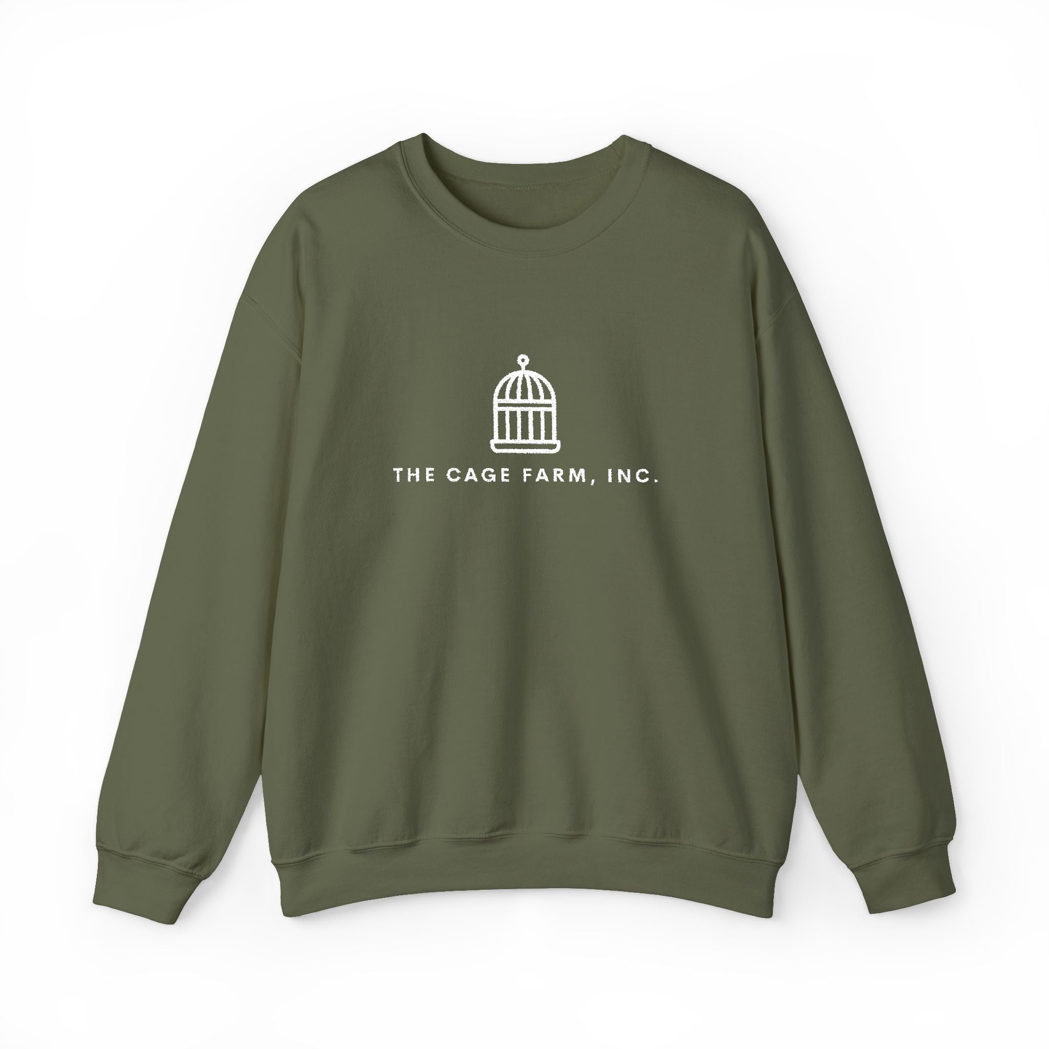 Embroidered Crewneck Sweatshirt | Simple Logo