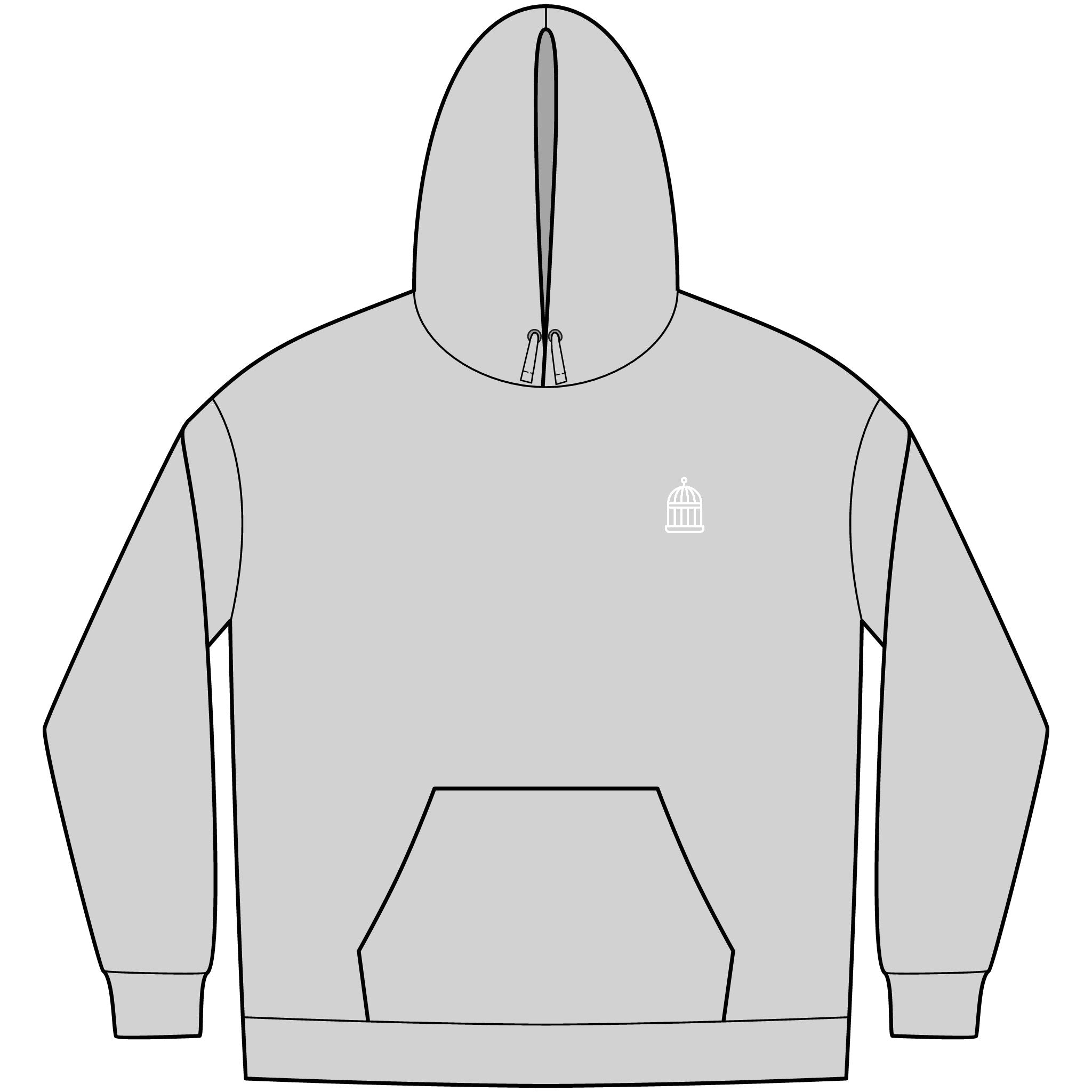 Hoodie | Green Simple Logo