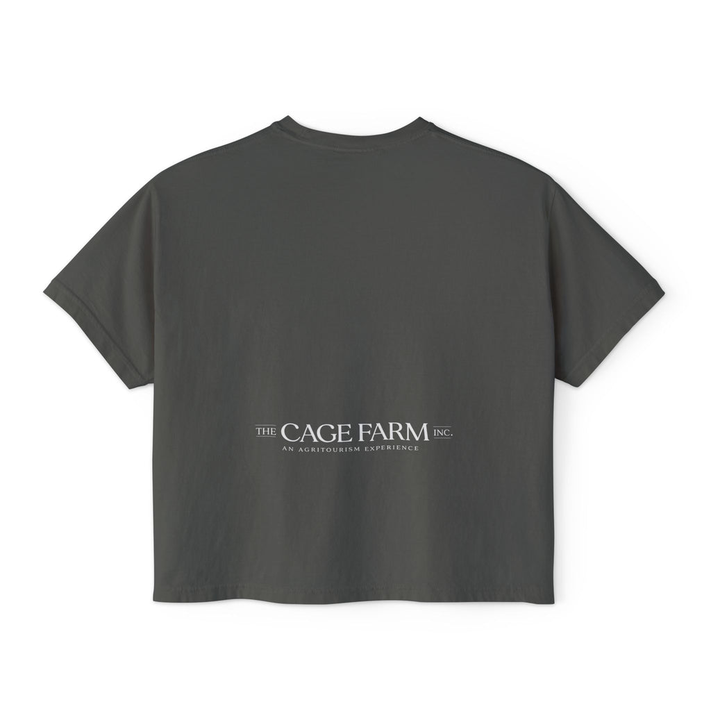 Women's Boxy Tee | Detailed Logo