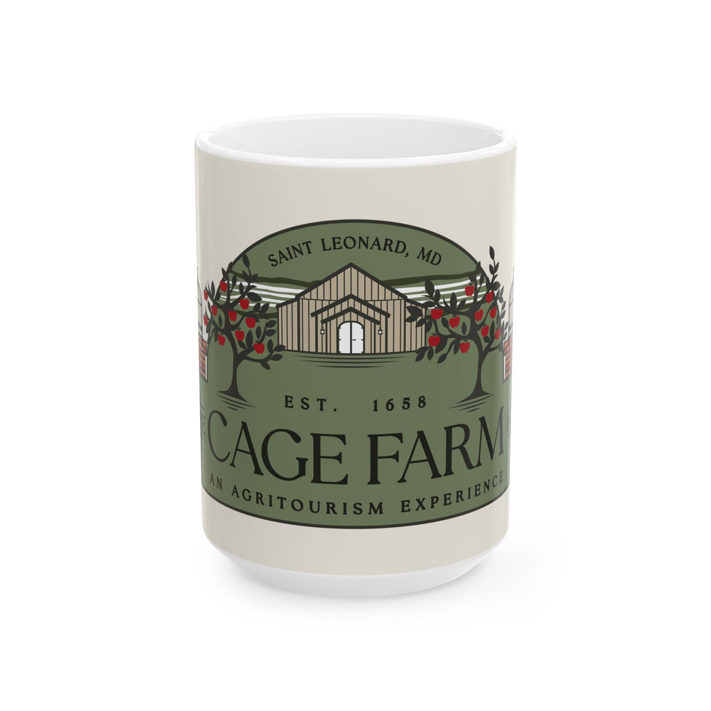 Cage Farm Ceramic Mug (15oz.)