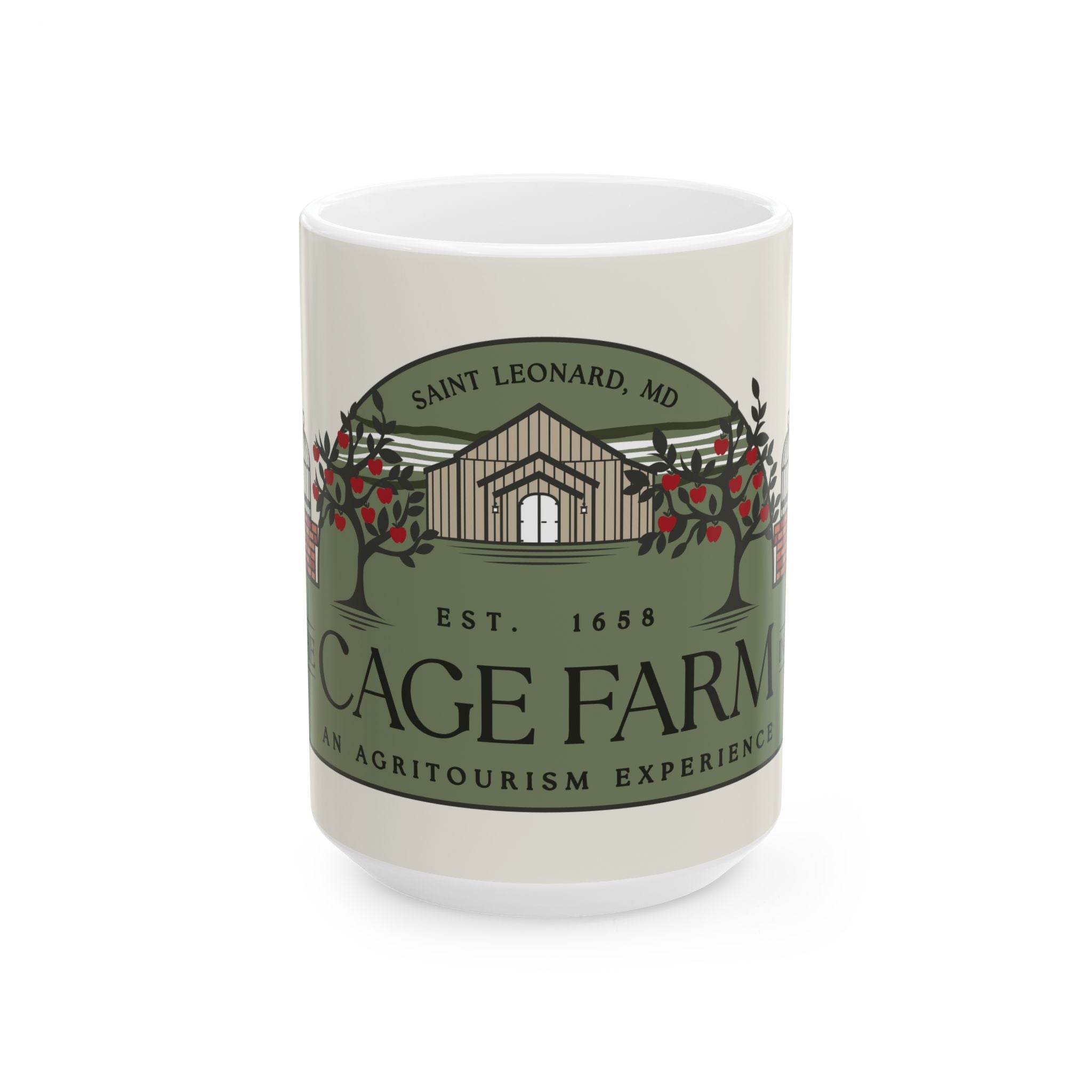Cage Farm Ceramic Mug (15oz.)