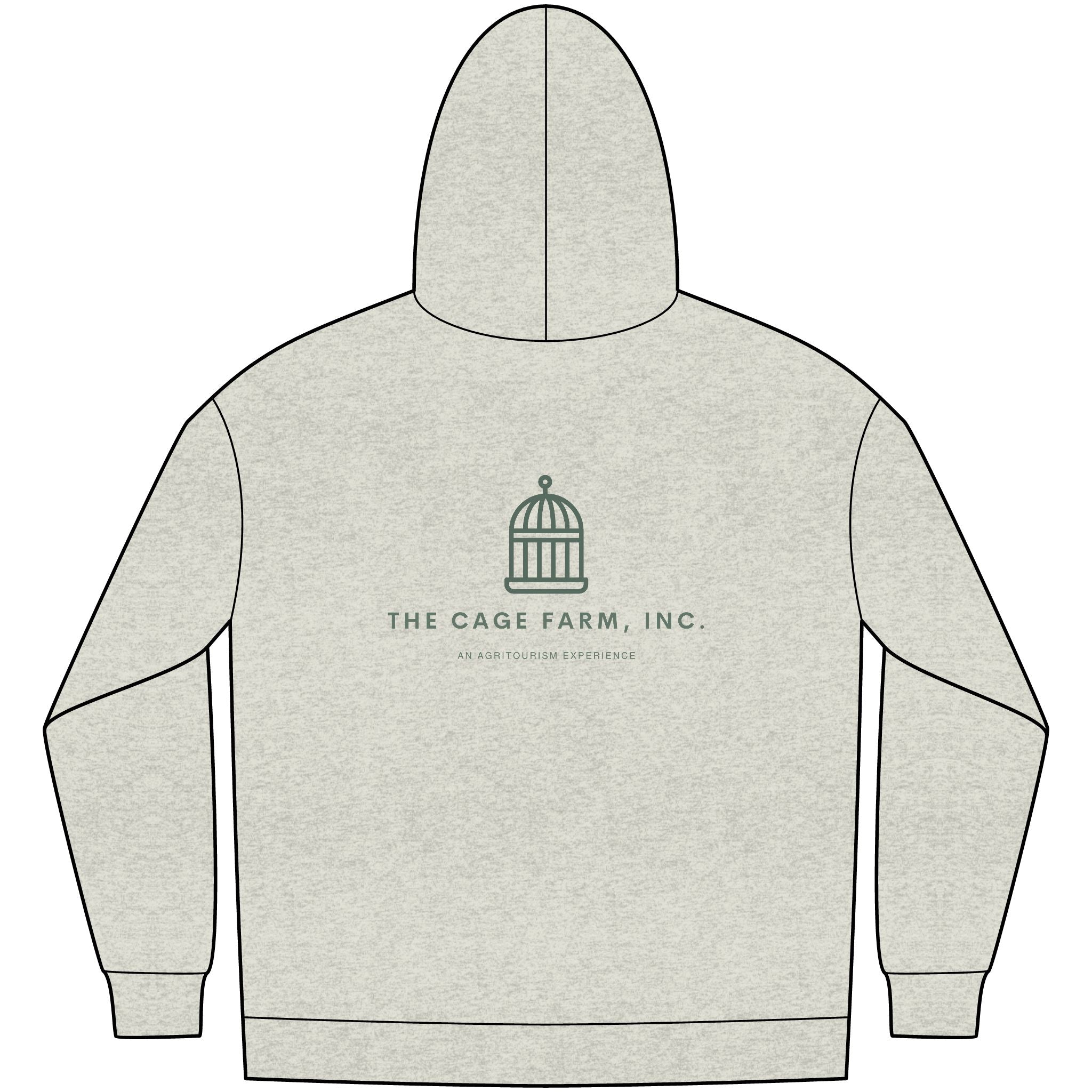 Hoodie | Green Simple Logo