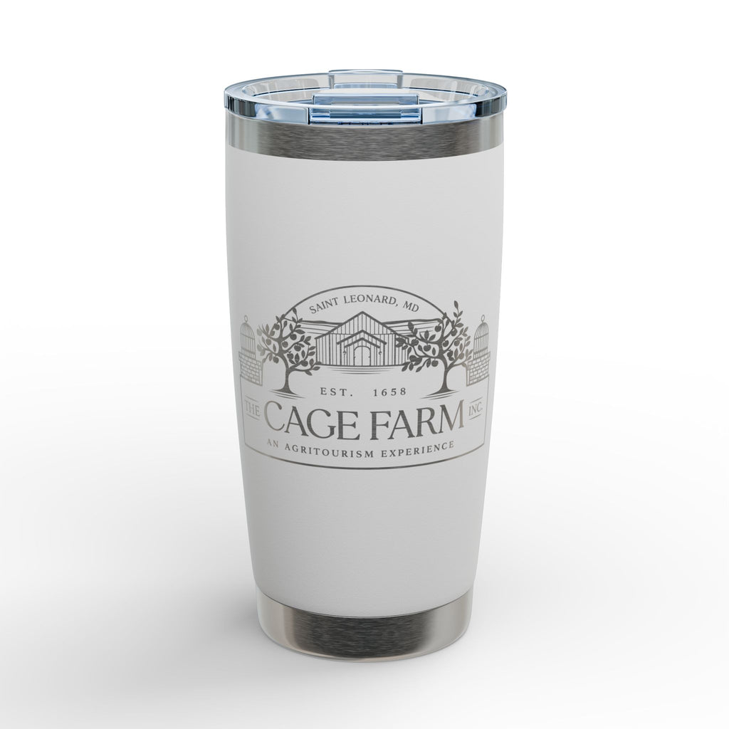 Cage Farm Engraved 20oz Tumbler — Insulated Stainless Steel Travel Cup