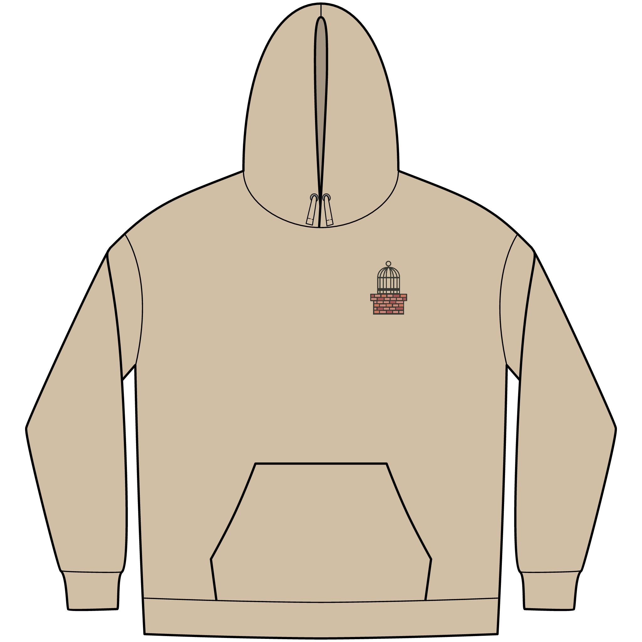Hoodie | Detailed Logo
