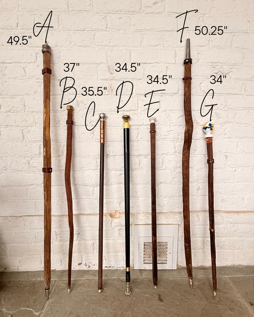 Handmade Walking Sticks