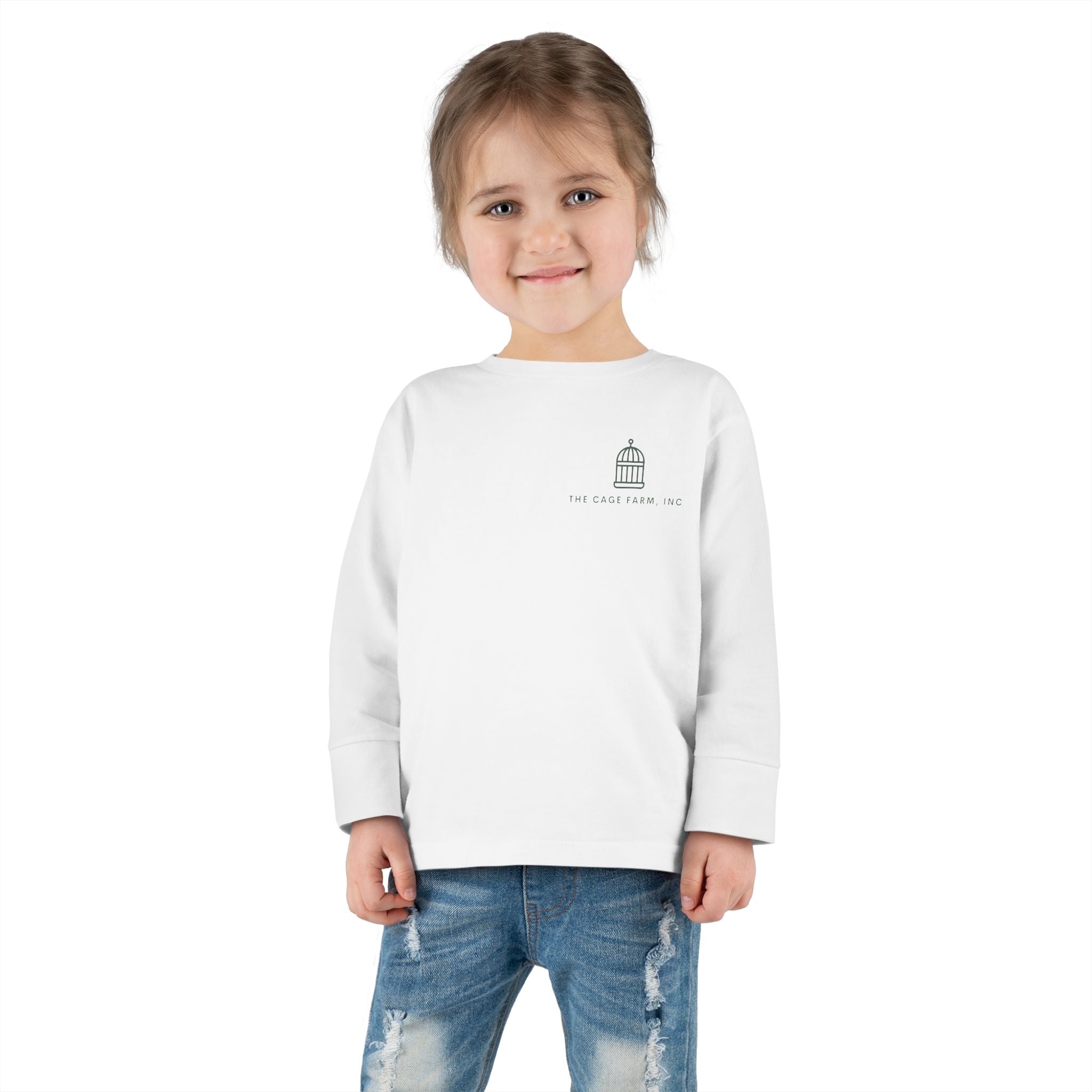 Toddler Long Sleeve Tee | Basic Logo