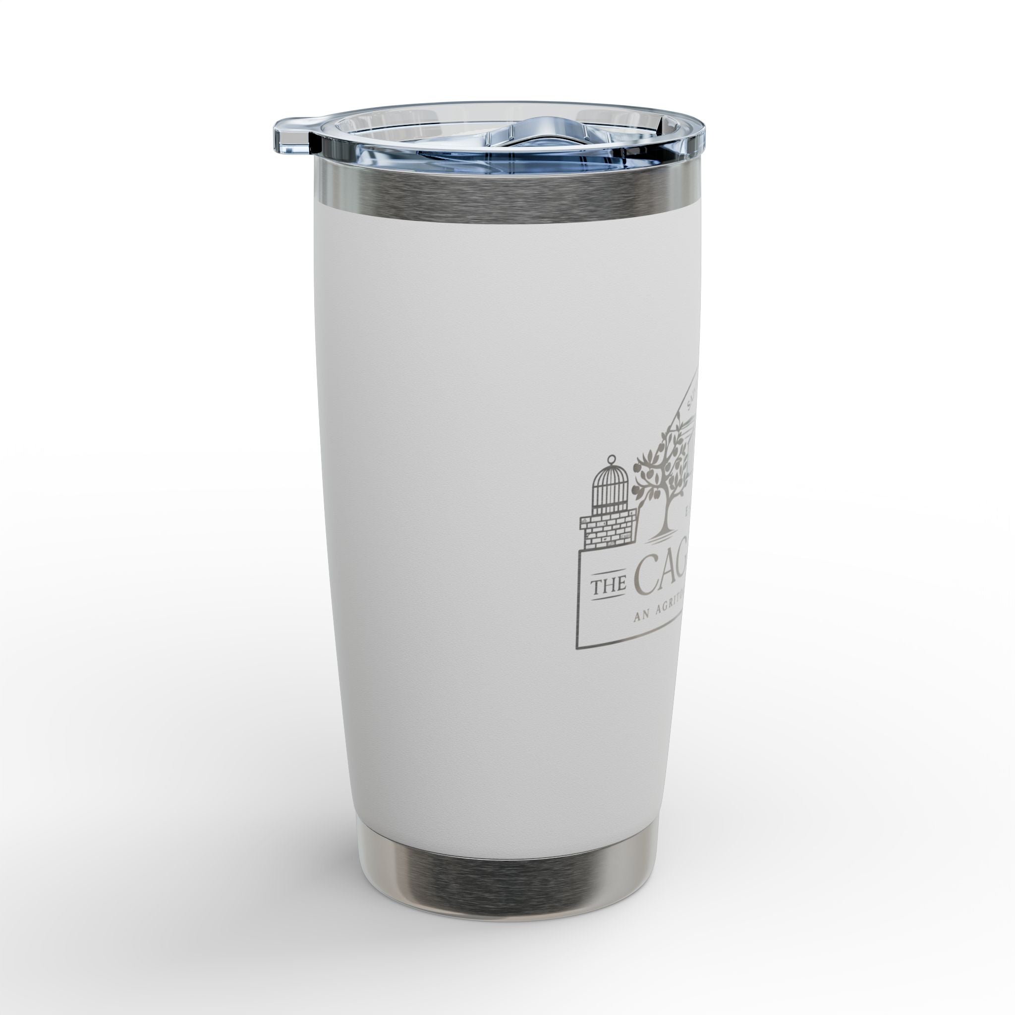 Cage Farm Engraved 20oz Tumbler — Insulated Stainless Steel Travel Cup