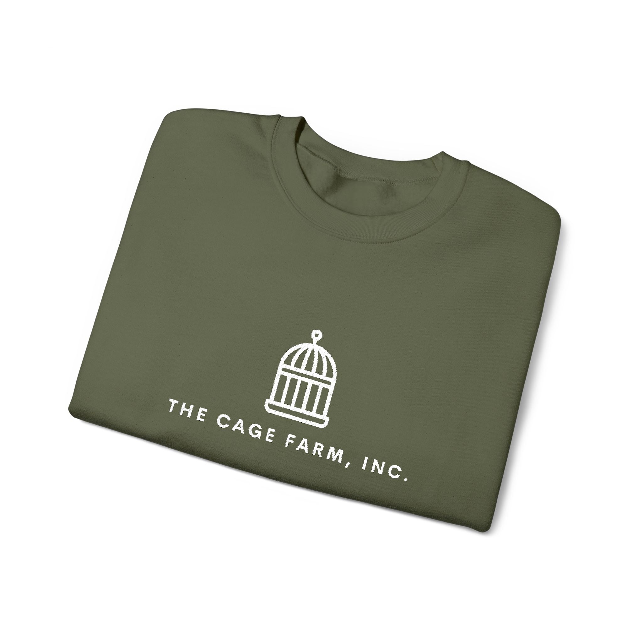 Embroidered Crewneck Sweatshirt | Simple Logo