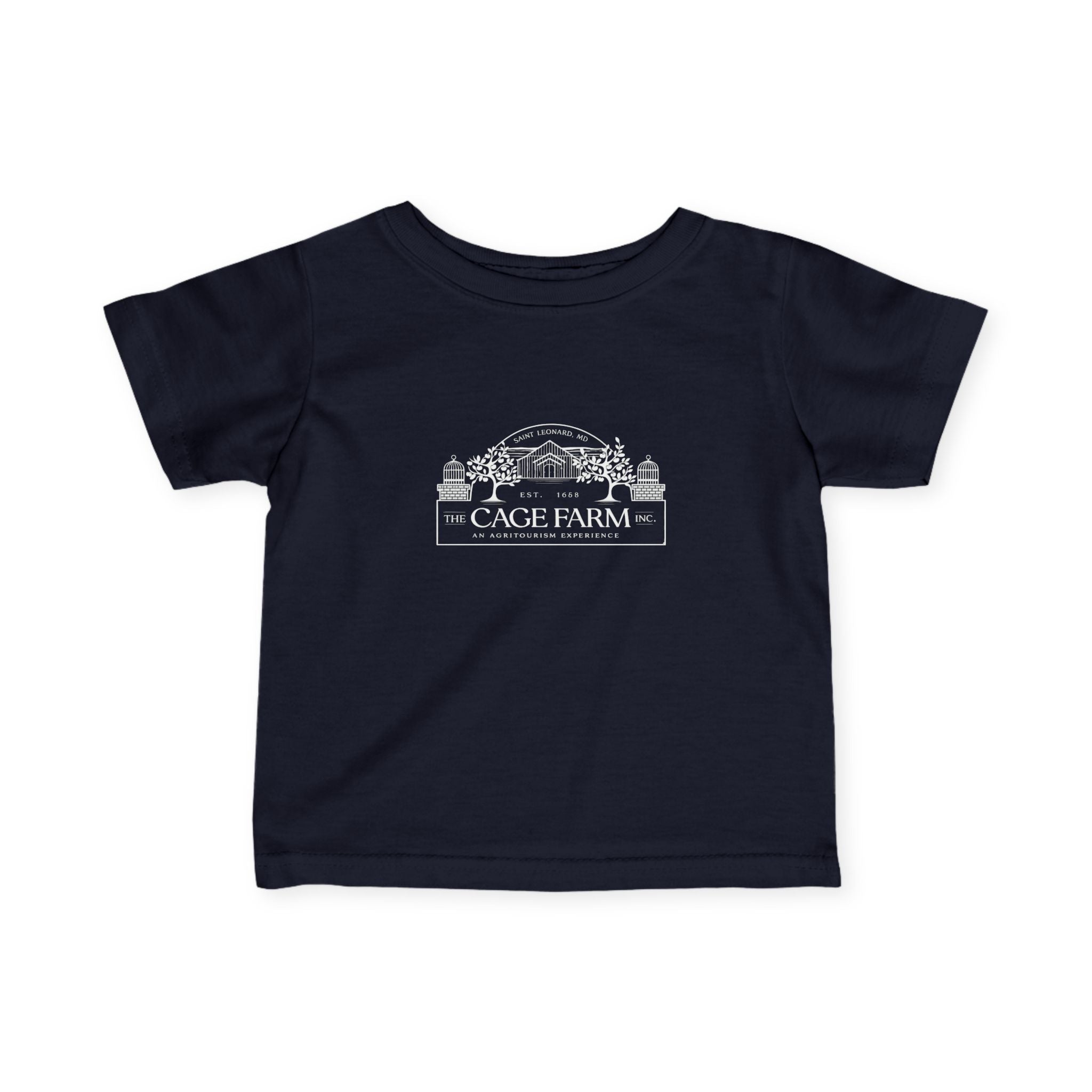 Infant Tee | Detailed Logo White