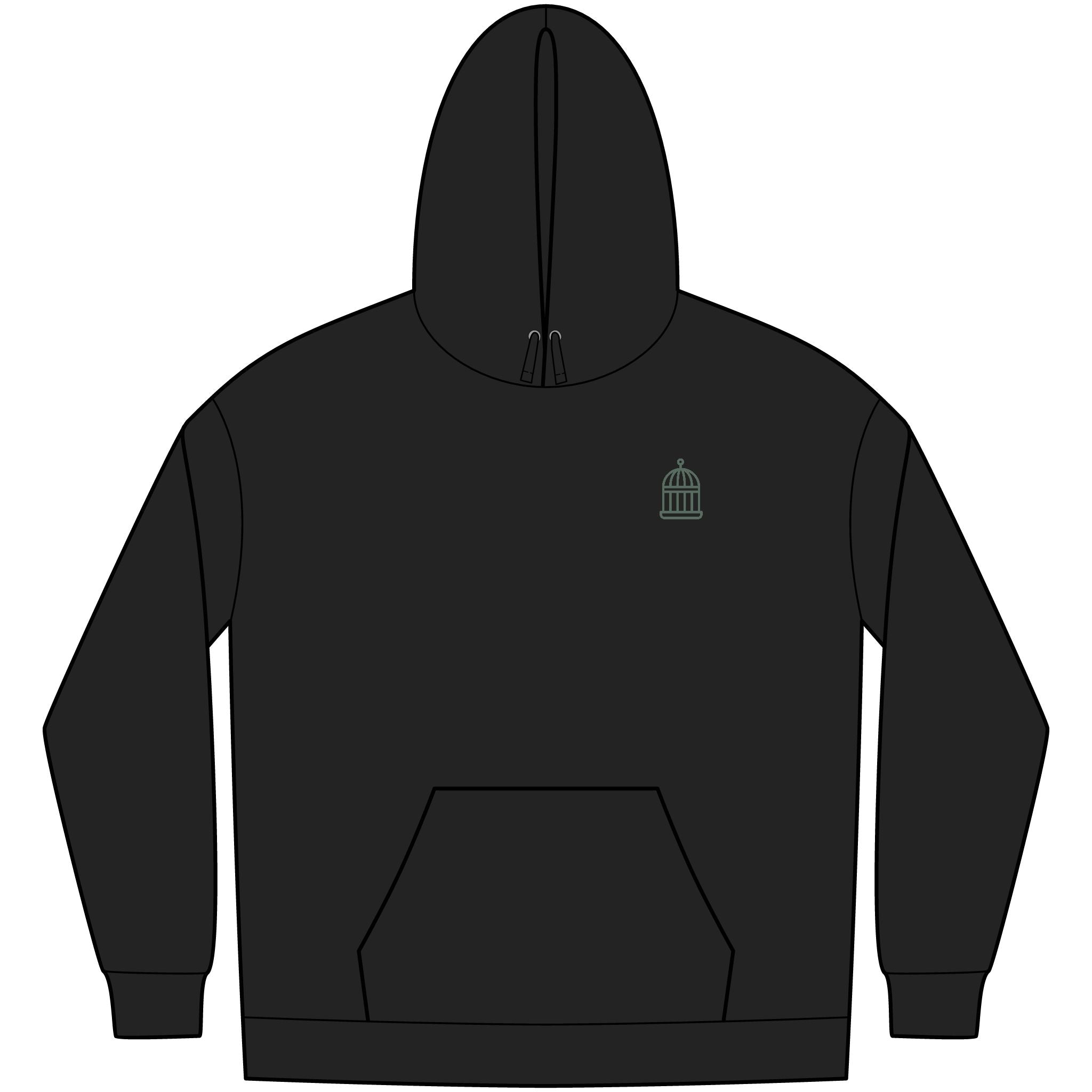 Hoodie | Green Simple Logo