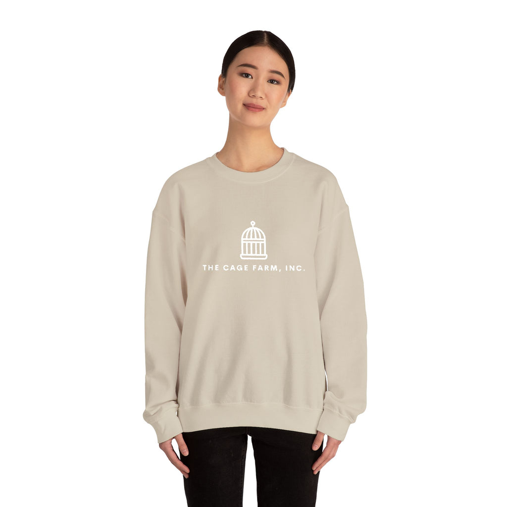 Embroidered Crewneck Sweatshirt | Simple Logo