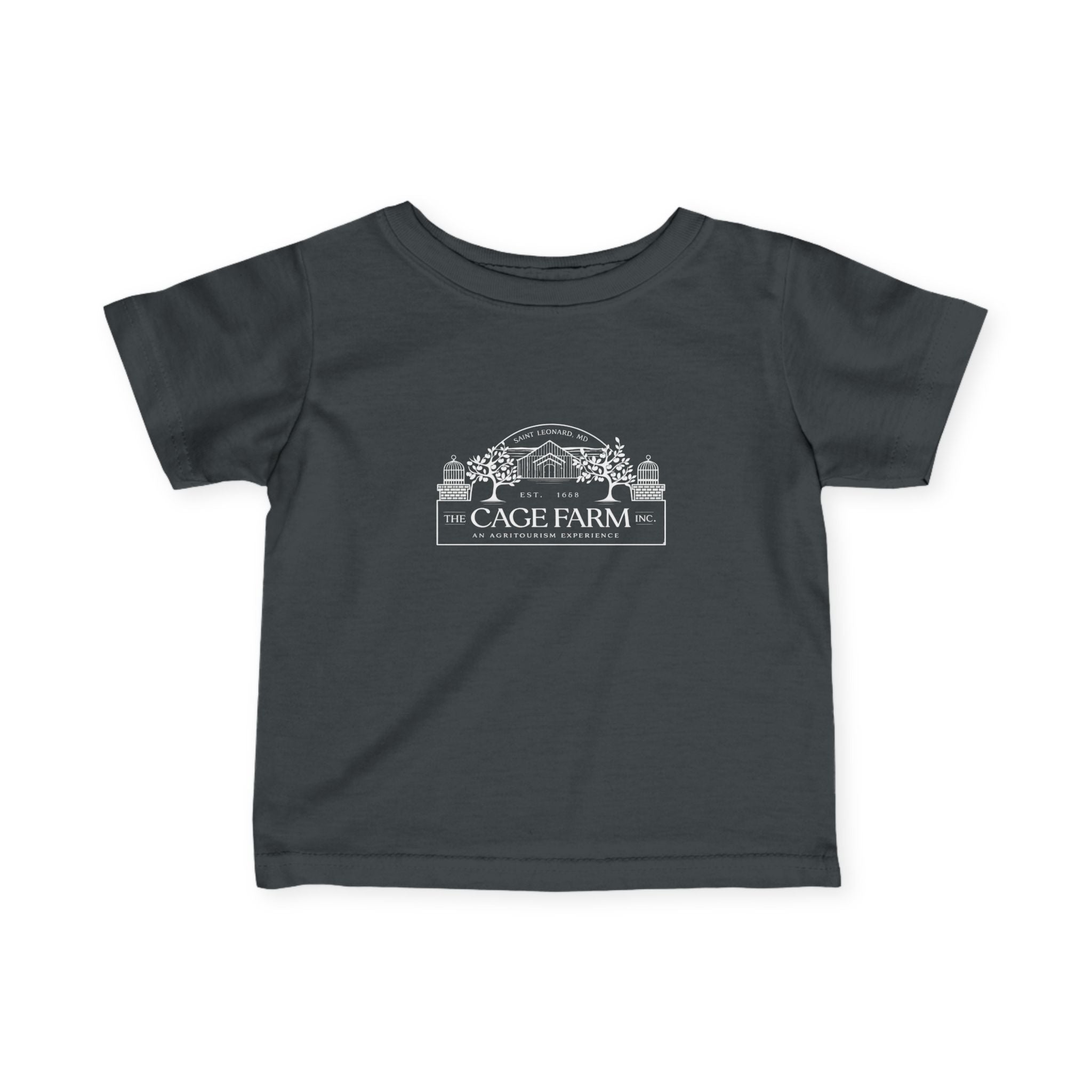 Infant Tee | Detailed Logo White