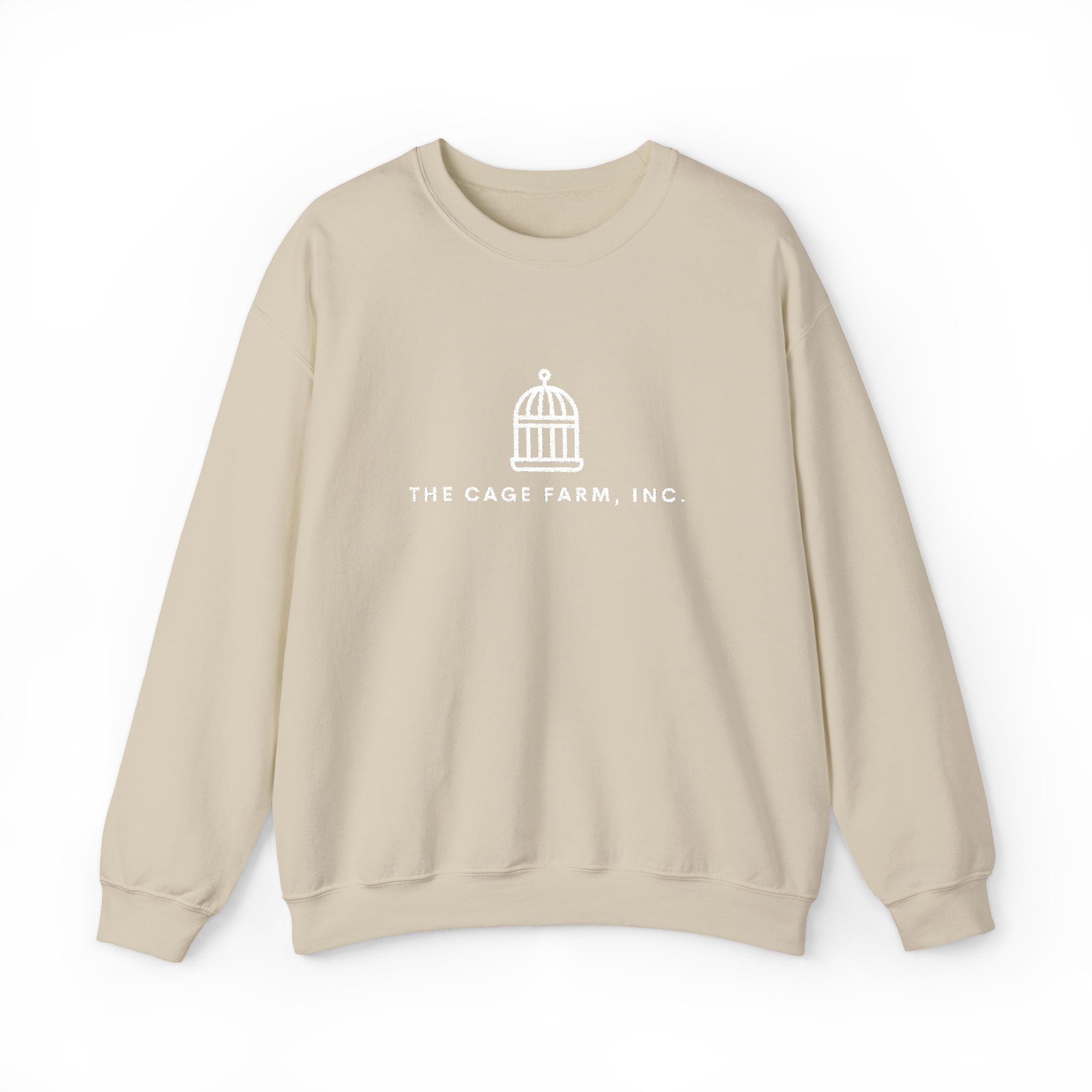 Embroidered Crewneck Sweatshirt | Simple Logo